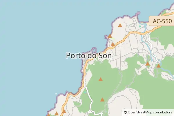 Mapa Porto do Son