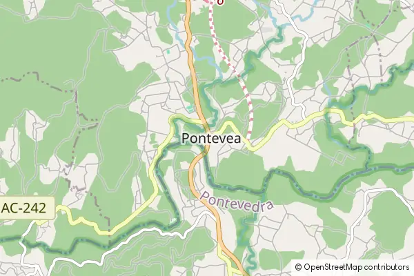 Mapa Pontevea