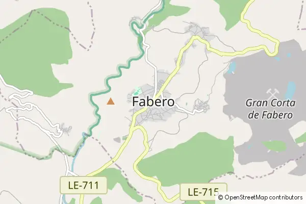 Mapa Fabero