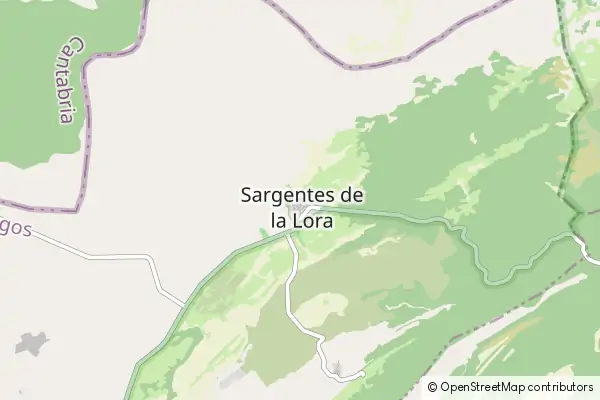 Mapa Sargentes de la Lora