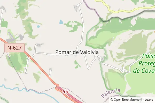 Mapa Pomar de Valdivia