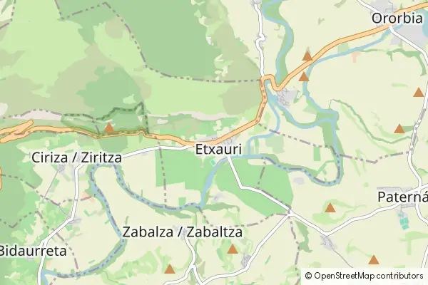 Mapa Etxauri