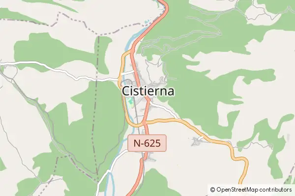 Mapa Cistierna