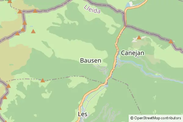 Mapa Bausén