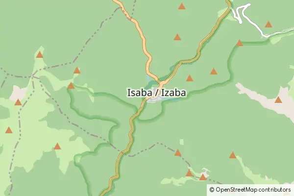 Mapa Isaba