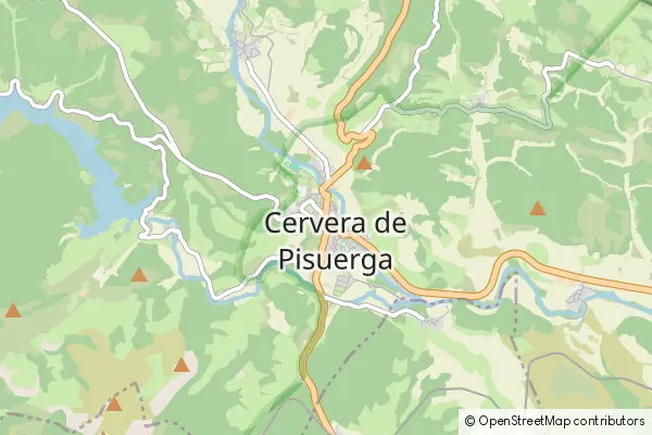 Mapa Cervera de Pisuerga