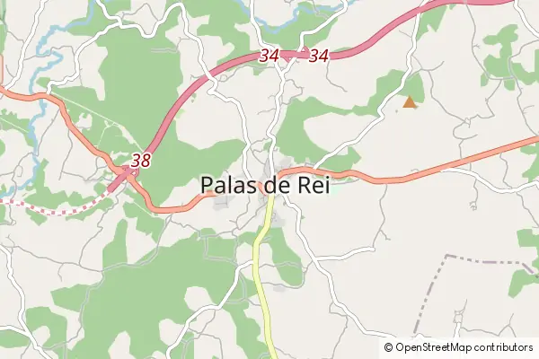 Mapa Palas de Rei