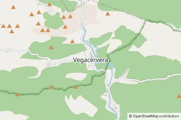 Mapa Vegacervera