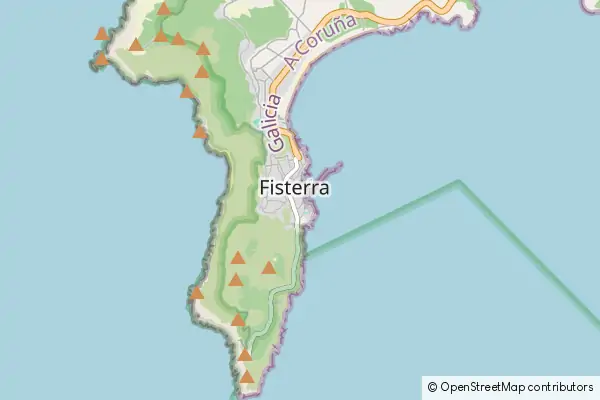 Mapa Fisterra