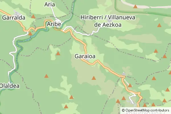 Mapa Garayoa