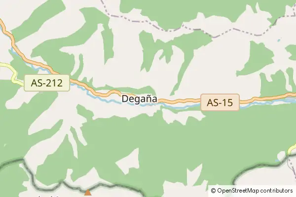 Mapa Degaña