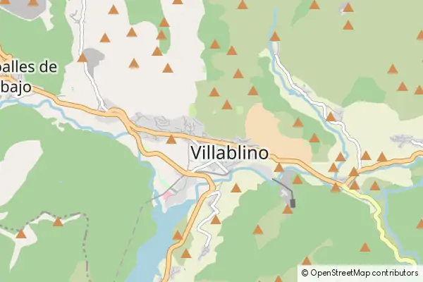 Mapa Villablino