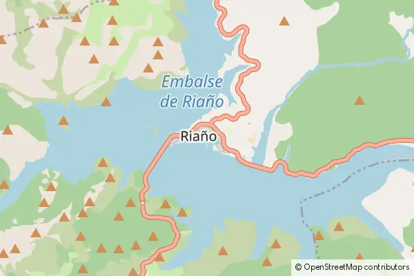 Mapa Riaño