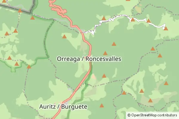 Mapa Orreaga-Roncesvalles