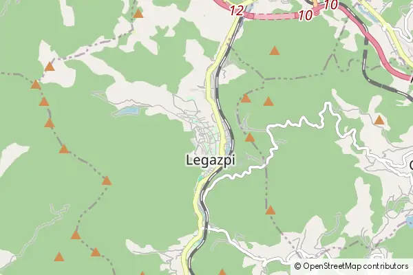 Mapa Legazpi