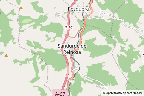 Mapa Santiurde de Reinosa