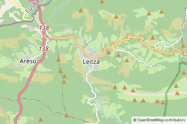 Mapa Leiza