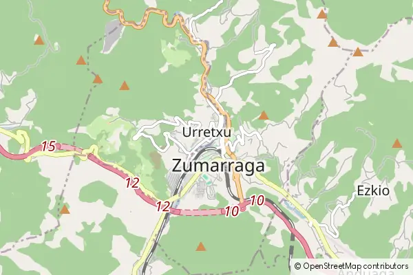 Mapa Urretxu