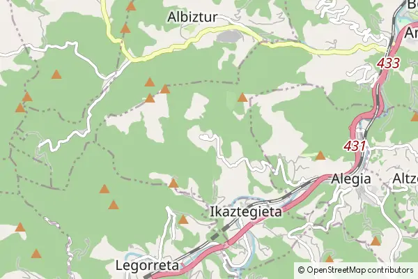 Mapa Lasarte