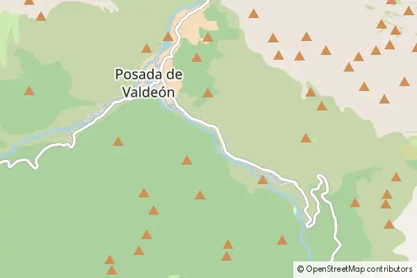 Mapa Posada de Valdeón