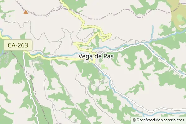 Mapa Vega de Pas