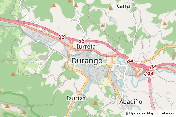 Mapa Durango