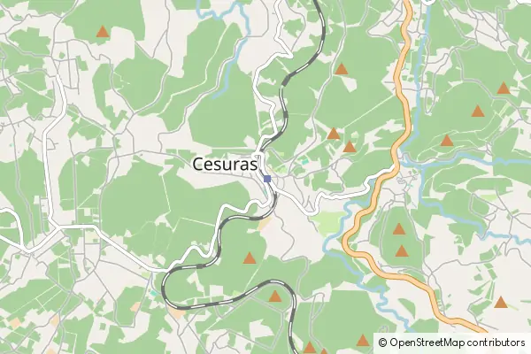 Mapa Cesuras