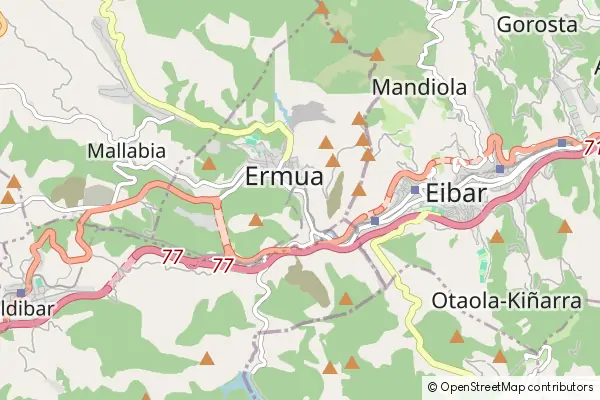 Mapa Ermua