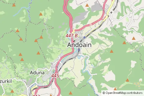 Mapa Andoain