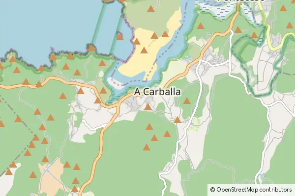 Mapa Cabana de Bergantinos