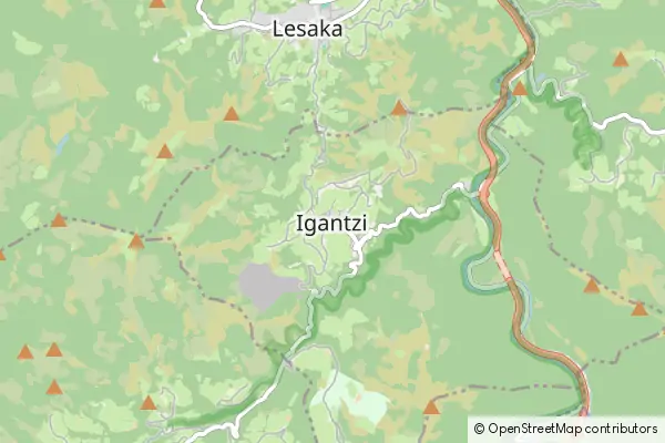 Mapa Igantzi