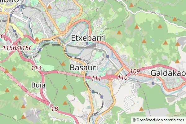 Mapa Basauri