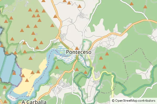 Mapa Ponteceso