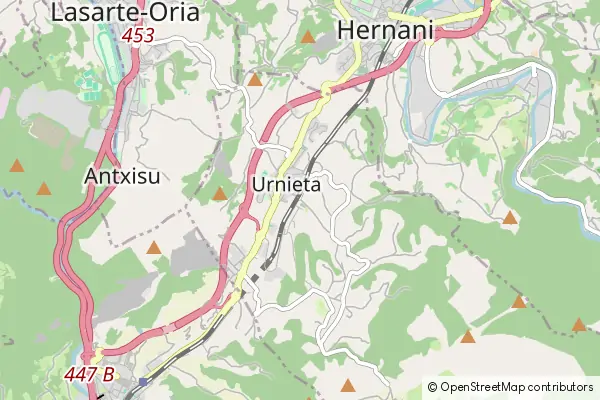 Mapa Urnieta