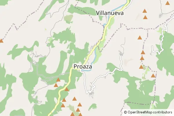 Mapa Proaza