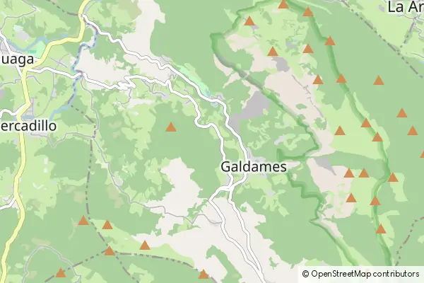 Mapa Galdames