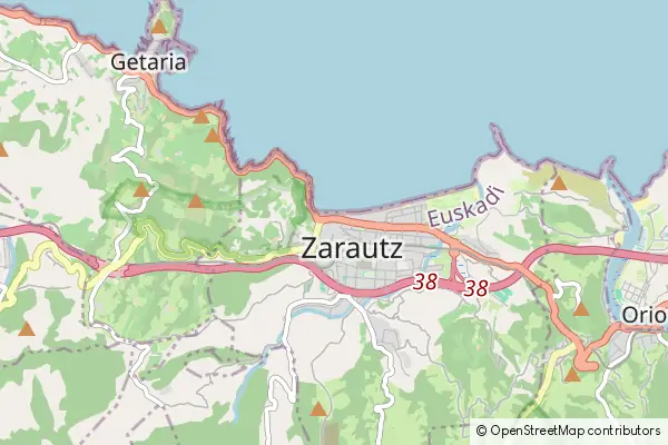 Mapa Zarautz