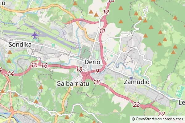 Mapa Derio