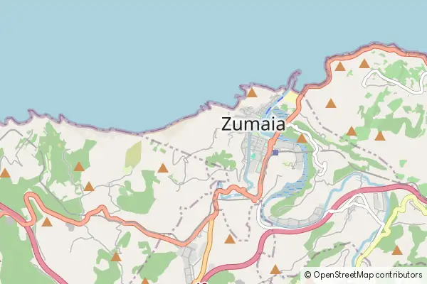 Mapa Zumaia