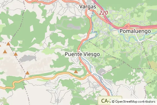 Mapa Puente Viesgo