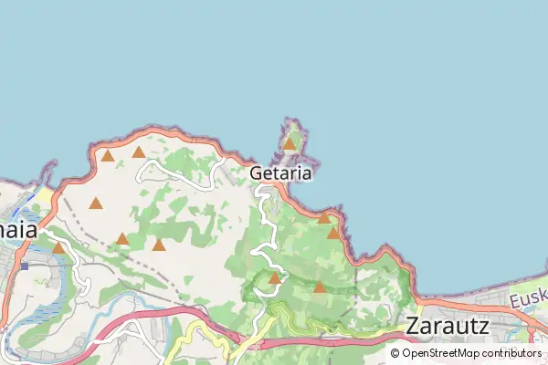 Mapa Getaria