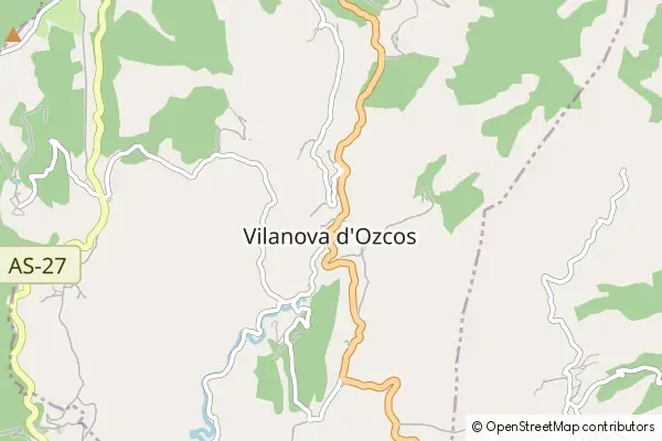 Mapa Villanueva de Oscos