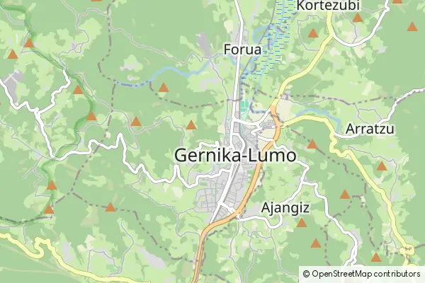 Mapa Gernika-Lumo