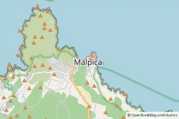 Mapa Malpica de Bergantinos