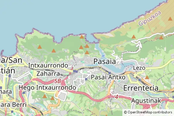 Mapa Pasaia