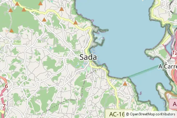 Mapa Sada