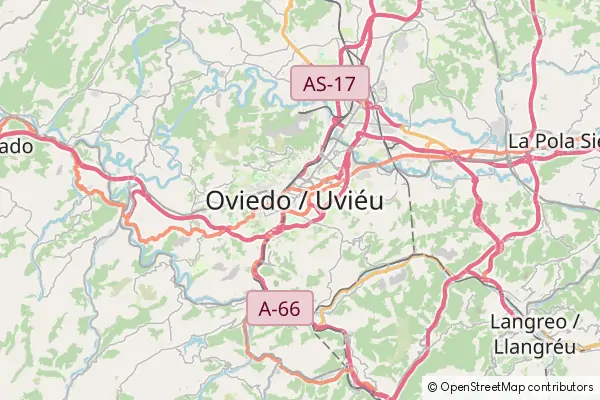 Mapa Oviedo