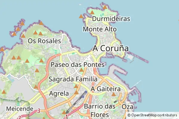 Mapa Betanzos