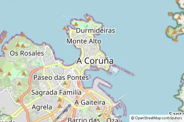 Mapa La Coruna