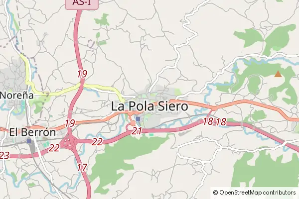 Mapa Pola de Siero